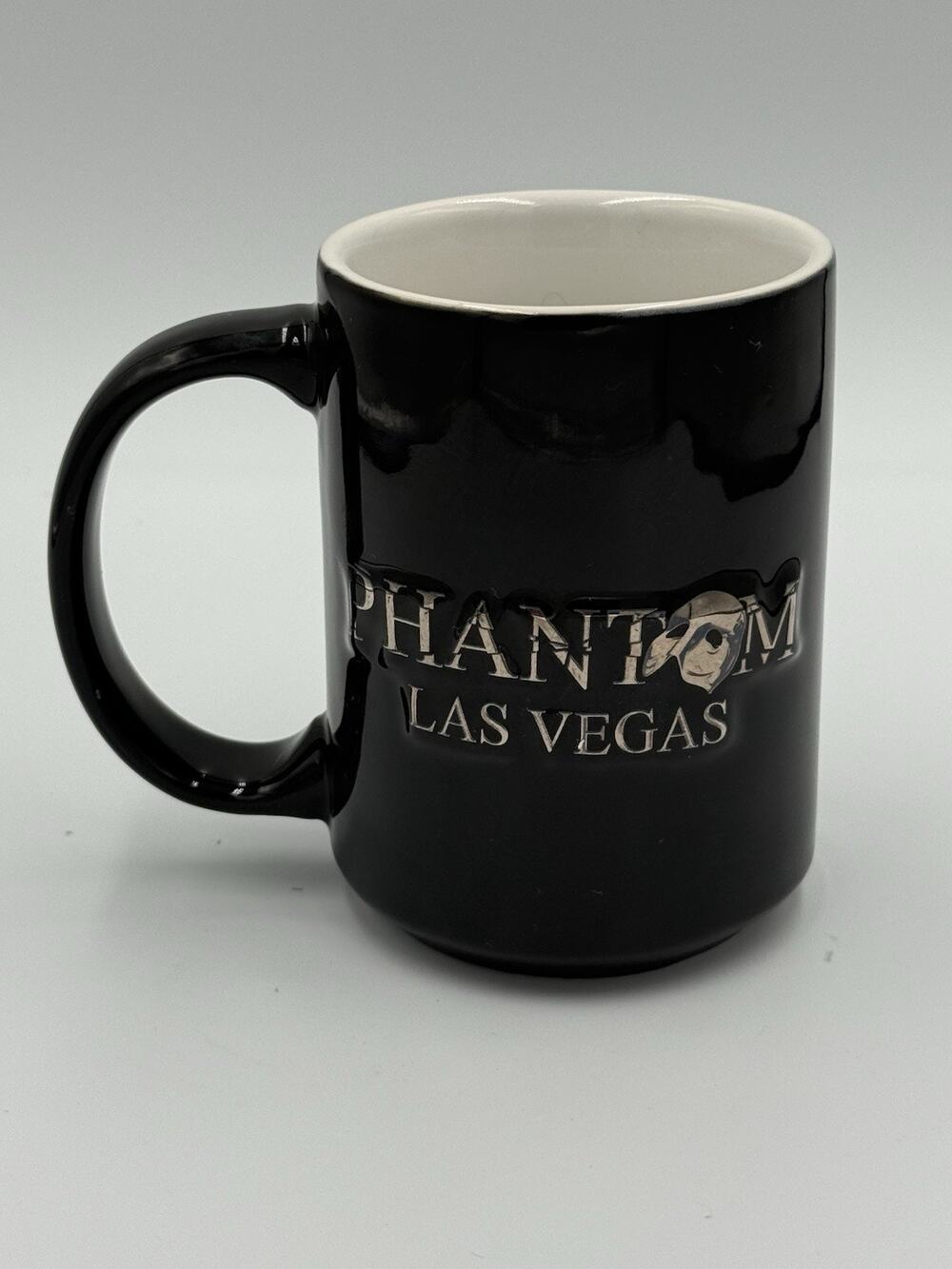 Phantom Las Vegas Black And Silver Coffee Mug Souvenir